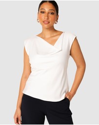 SACHA DRAKE - Cowl Bias Top