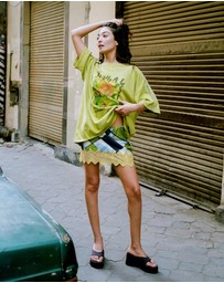 KINGA CSILLA - Oro Tile Vera Mini Skirt