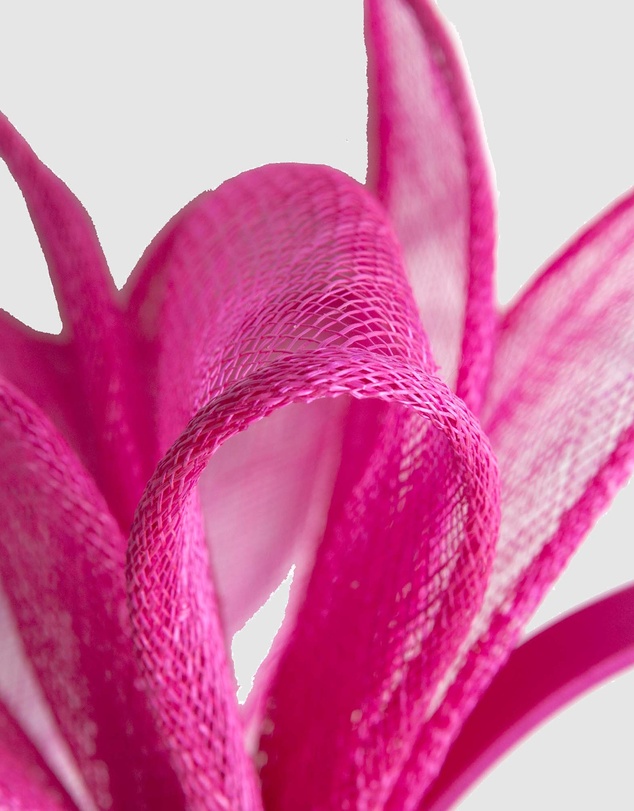 Max Alexander - Fuchsia Sinamay Bow Fascinator