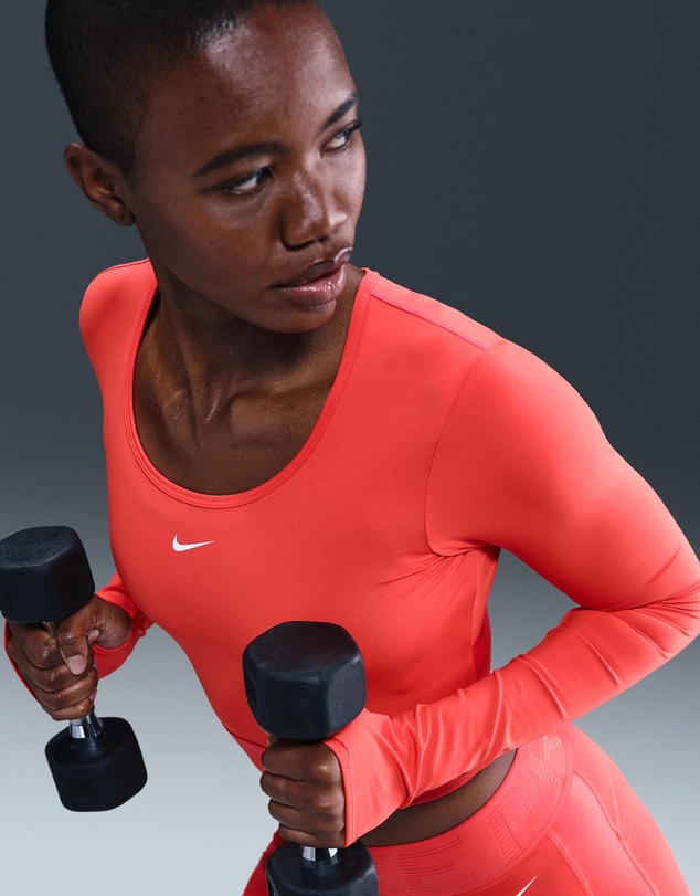 Nike - Pro Dri-FIT Cropped Long Sleeve Top