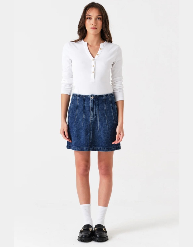 Seventy + Mochi Denim - Noah Mini Skirt