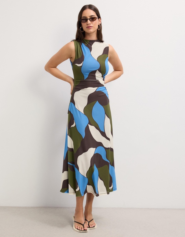 The Fated - Jasmine Mesh Midi Dress