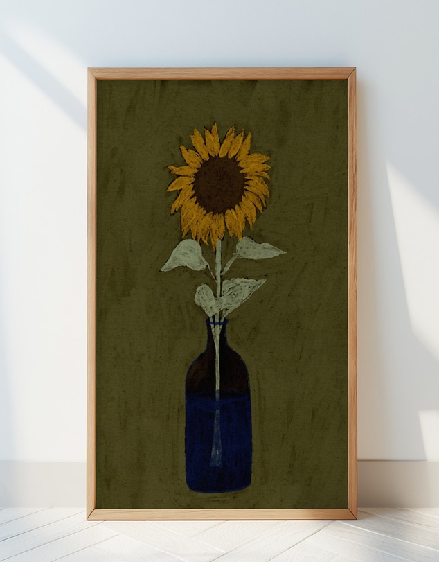 Olive et Oriel - Radiant View by Shatha Al Dafai Art Print