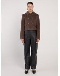 Fate + Becker - Devyn Wool Blend Cropped Jacket
