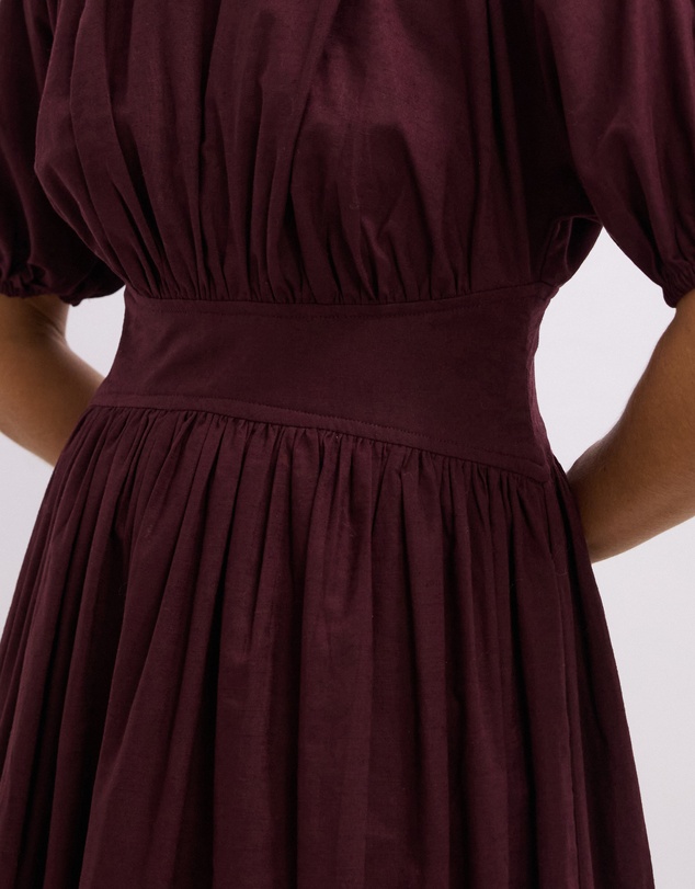 The Fated - Gallery Waisted Midi Dress