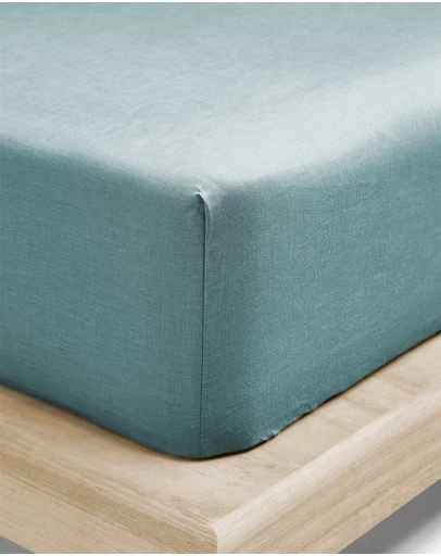 Aura Home - Emile Linen Fitted Sheet