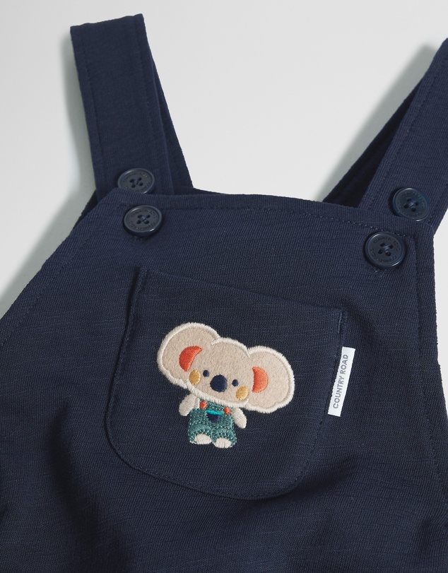 Country Road - Organically Grown Cotton Koala Jersey Overall