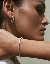 SAINT VALENTINE - Amsterdam Large Hoops - Silver
