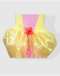Pink Poppy - Yellow Flower Fairy Magic Sparkle Dress