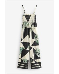 NEXT - Shirred Bandeau Jumpsuit