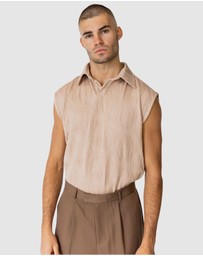 Justin Cassin - Verve Sleeveless Collared Shirt