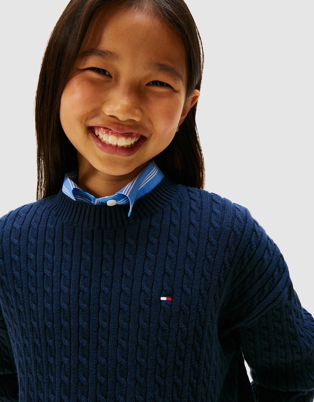Tommy Hilfiger - Relaxed Cable Knit Jumper - Teens