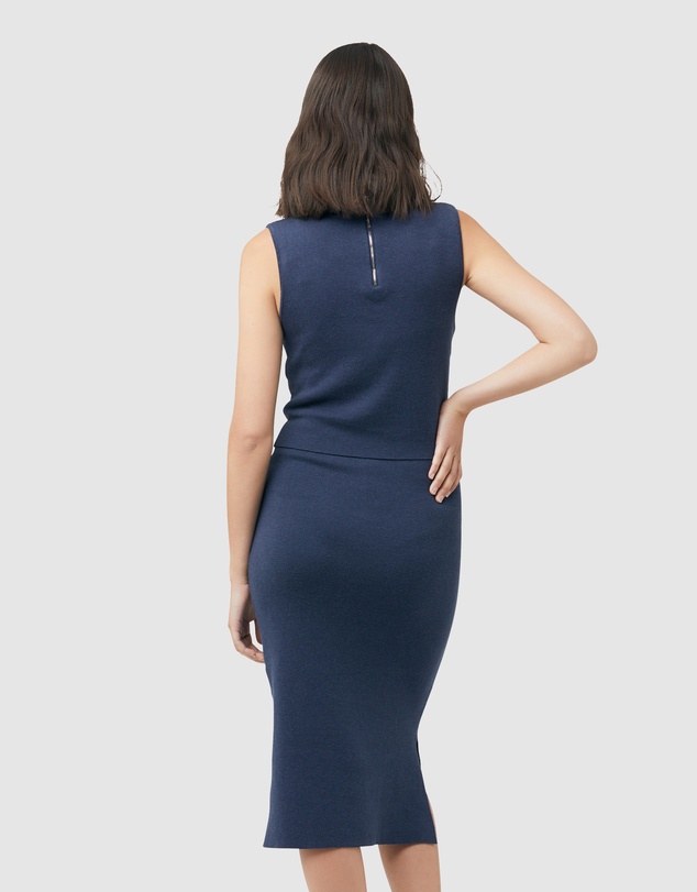Ripe Maternity - Layered Knit Nursing Dress