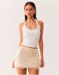 SNDYS - LEXIE TWIST HALTER TANK - ICONIC EXCLUSIVE