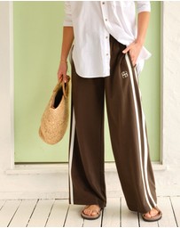 Ceres Life - Gigi Wide Leg Terry Trackpant