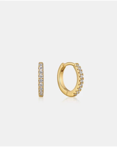 Ania Haie - Pearl Mini Hoop Earrings