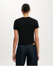 Cotton On - Cap Sleeve Crew Cardigan