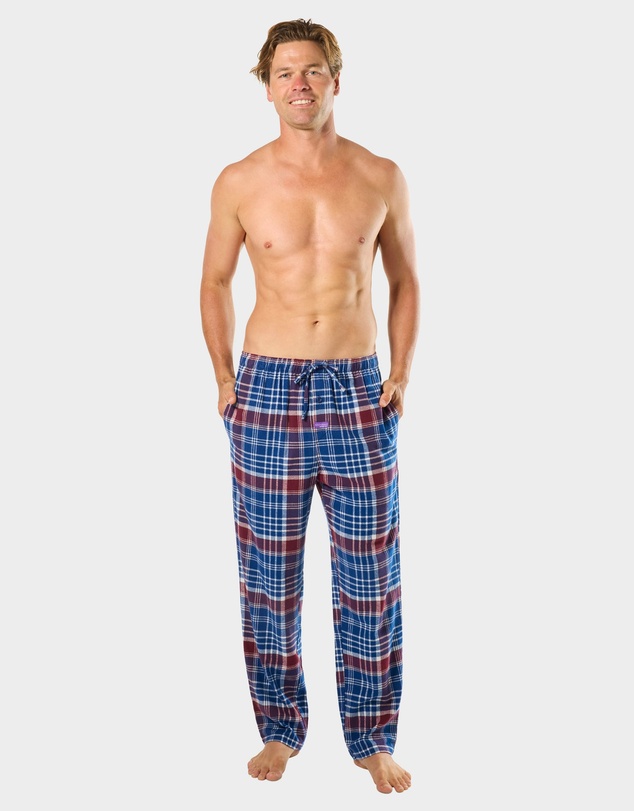 Mitch Dowd - Mens Boston Check Flannel Sleep Pants