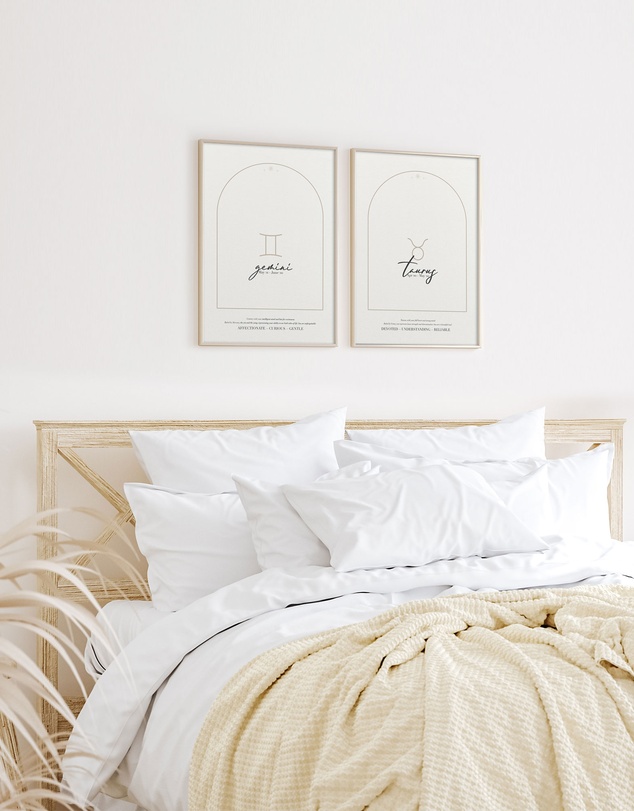 Olive et Oriel - Taurus Zodiac Art Print