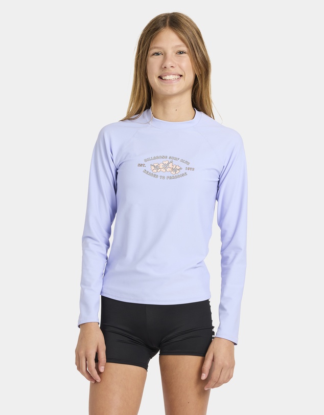 Billabong Kids - Girls 6 to 16 Surf Club Long Sleeve Rash Vest