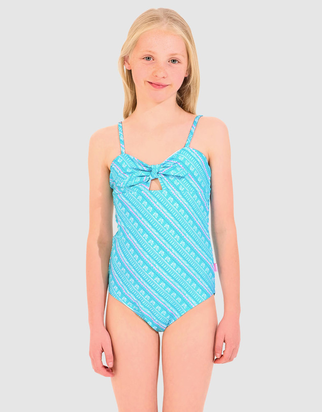 Seafolly - Drift Club Stripe One Piece - Teens