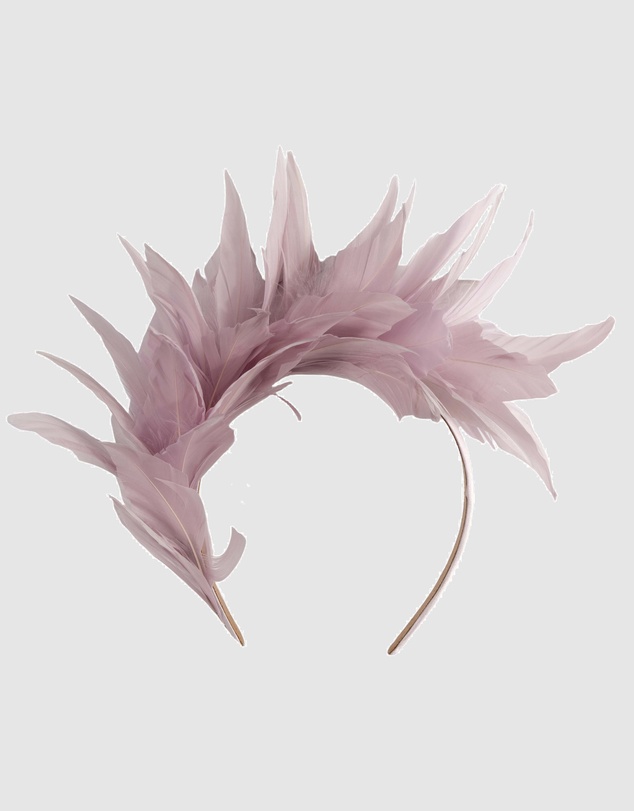 Max Alexander - Modern Light Lilac Racing Fascinator