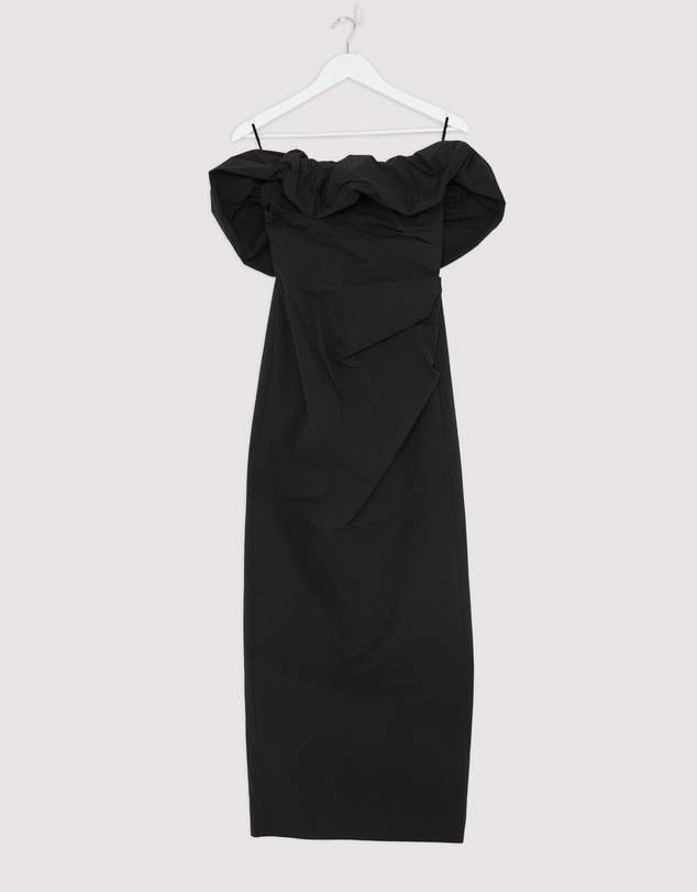 Revibe - Repaired Shona Joy Campbell Strapless Bubble Maxi Dress - AU 8