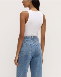 Assembly Label - Robyn Scoop Neck Rib Tank
