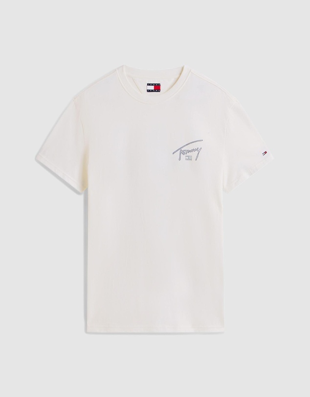 Tommy Jeans - Regular Sign Backprint Short Sleeve T-Shirt