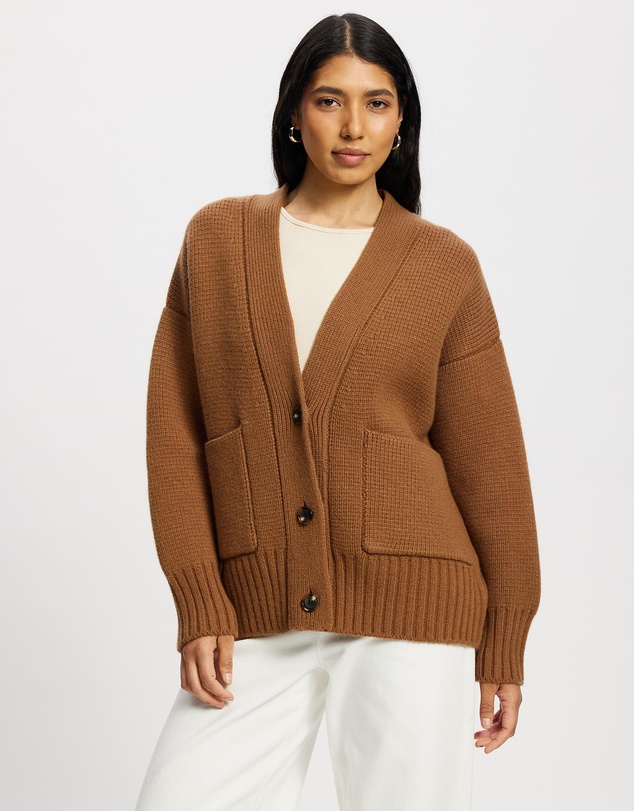 White By FTL - Amber Merino Cardigan