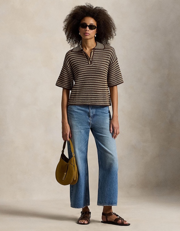 Polo Ralph Lauren - Striped Knit Cotton Polo Shirt