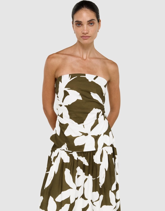 Staple the Label - Liora Strapless Top