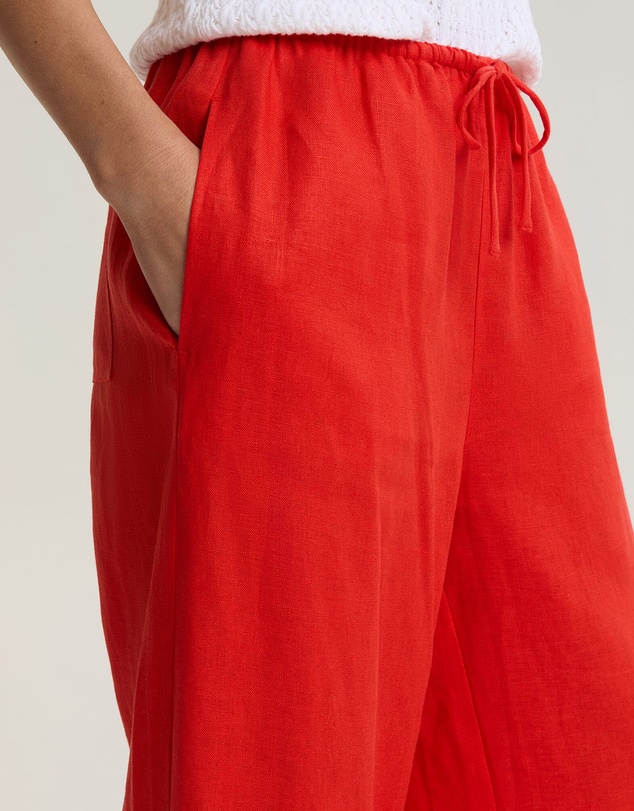 Sportscraft - Ariana Wide Leg Linen Pant