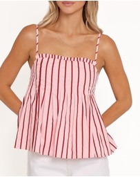 Petal & Pup - Dulce Top - Pink Stripe