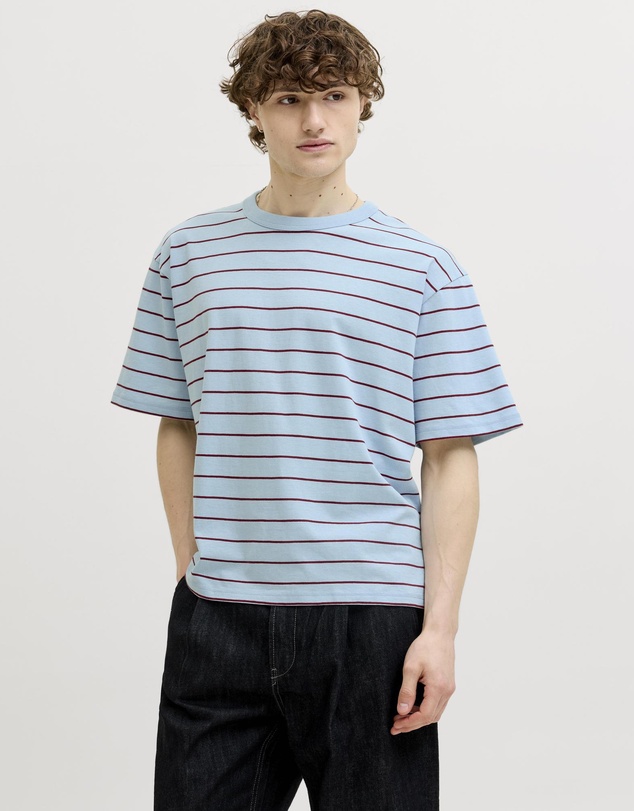 Jack & Jones - JorSavona Stripe Tee SS CN STYD SS26