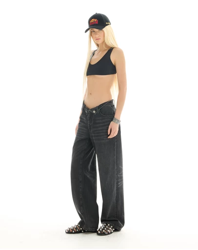 THE TALES - The Tales Rolled Waist Denim jean