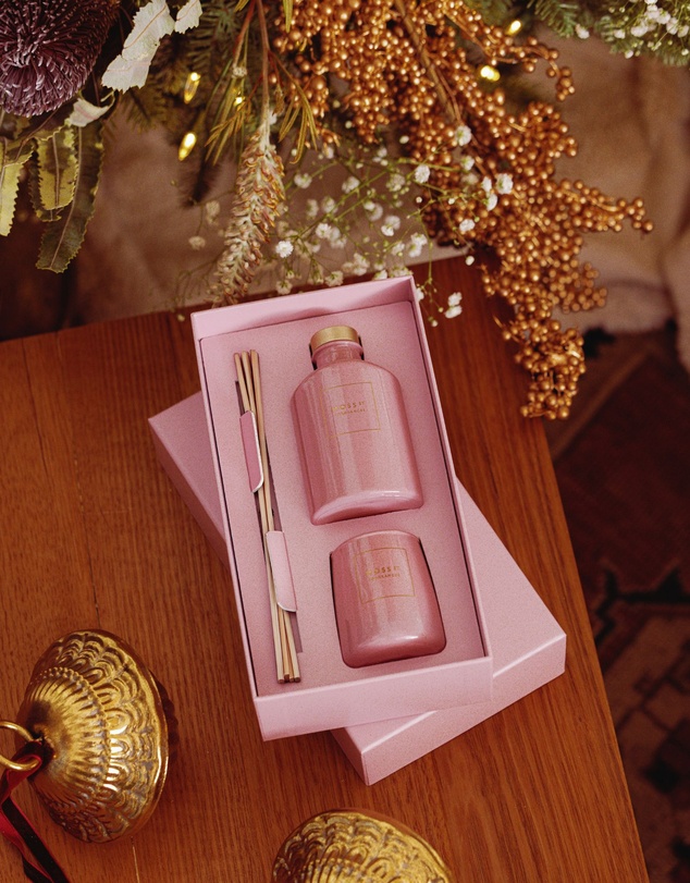 Moss St Fragrances - Blackcurrant & Rose Mini Candle & Diffuser Gift Set