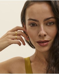 Ottoman Hands - Triple Star Drop Earrings