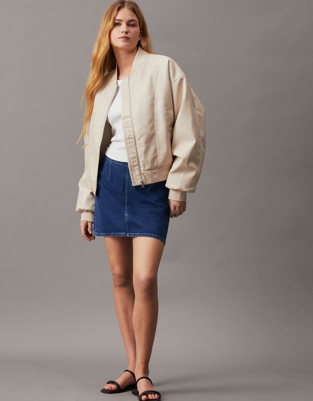 Calvin Klein Jeans - Denim A-line Mini Skirt
