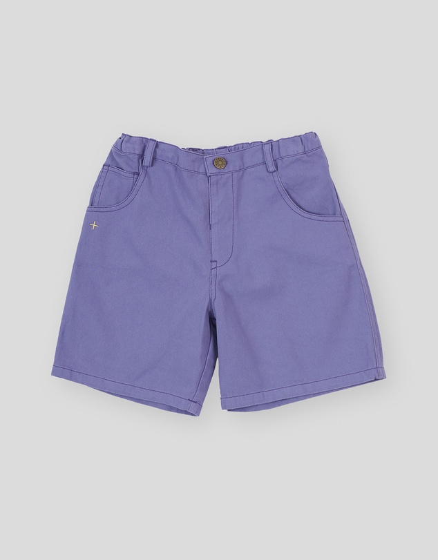 Goldie + Ace - Wide Leg Apple Denim Shorts - Babies-Kids
