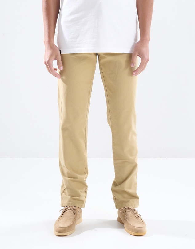 3 Wise Men - 3 Wise Men Tapered Fit Chino -  Tan