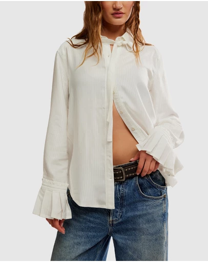 Free People - Mary Lou Silky Shirt