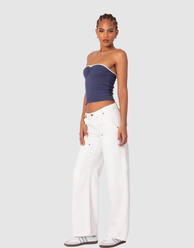 EDIKTED - Ayla Low Rise Carpenter Jeans