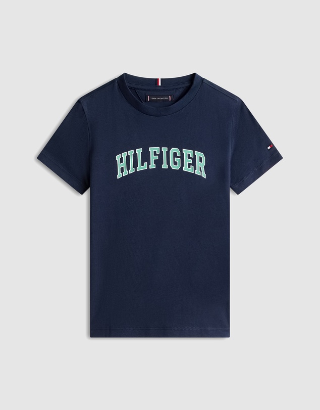 Tommy Hilfiger - Boys Logo Crew Neck Jersey T-Shirt - Teens