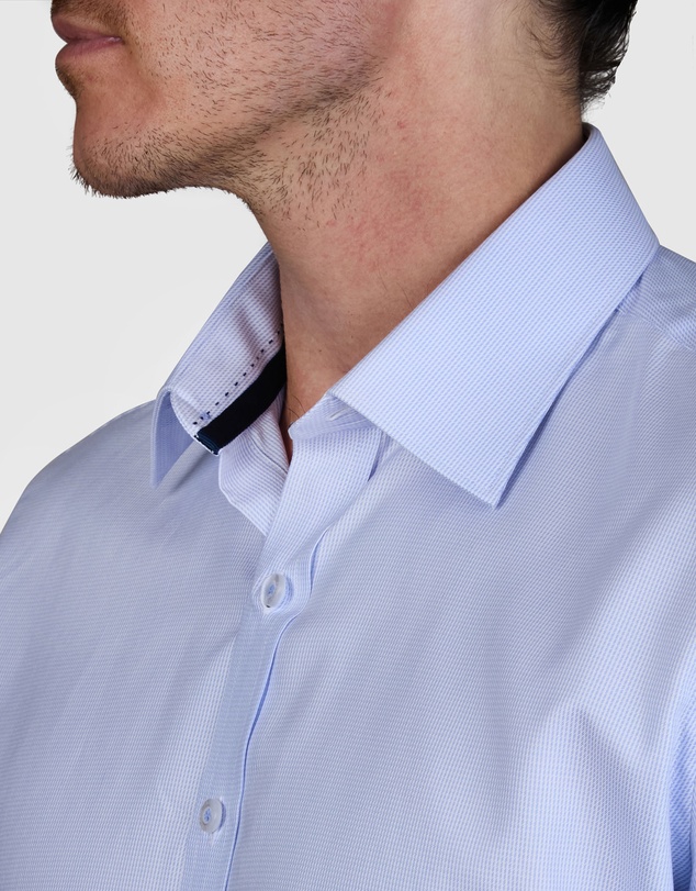 Abelard - Ziggurat Zig-Zag Twill Slim Fit Shirt