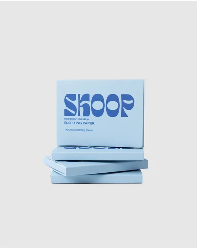 Skoop - Babe Blotter Extra Drip, Charcoal Blotting Paper | 4 Pack