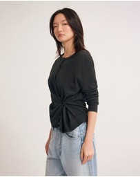 Oxford - Saga Side Button Cardigan