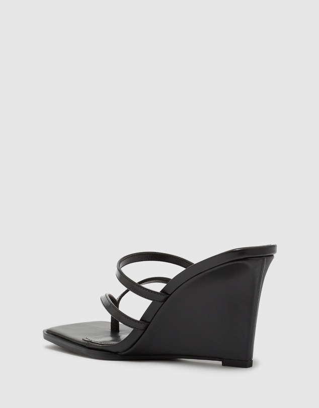 Nakedvice - The Saskia Black Wedge