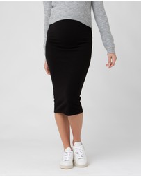 Ripe Maternity - Ribbed Knit Pencil Skirt
