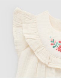 Purebaby - Embroidered Set -Kids-Babies